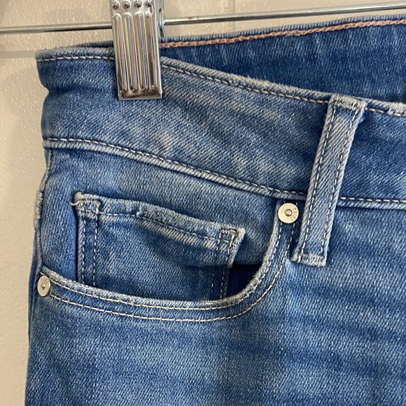 PAIGE Genevieve Flare Jeans | Petite 26 | High Rise Stretch Denim | 29” Inseam - Picture 5 of 16